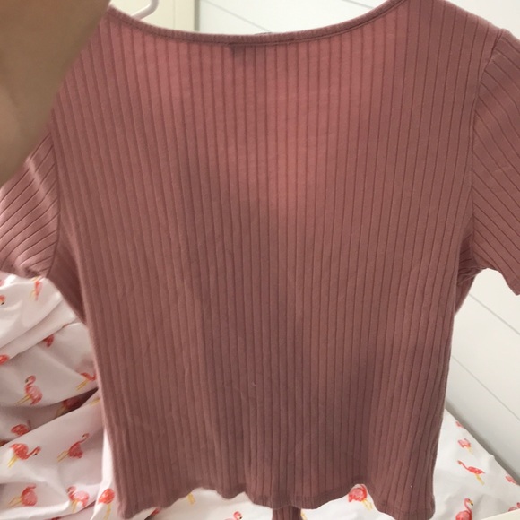 cute tie pink tee - Picture 4 of 4